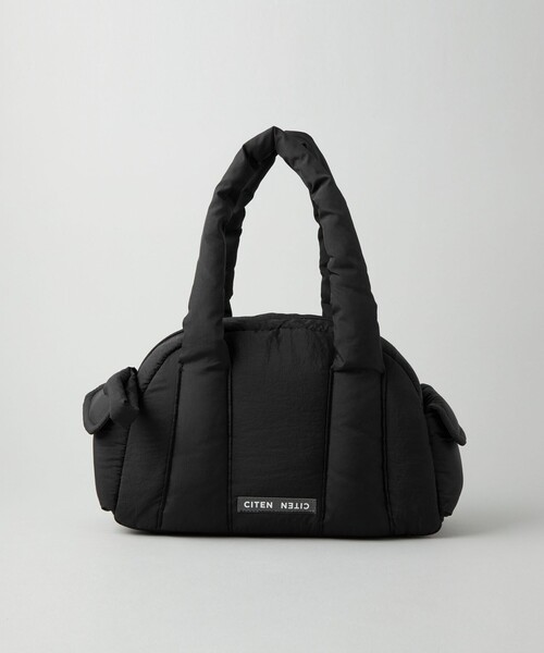 CITEN(シテン)の「<CITEN>パフダブルポケットボストン(ボストンバッグ・レディース・ブラック・FREE)」の5枚目の写真