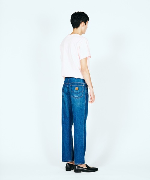 GUNG HO（ガンホー）の「GUNG HO / ガンホー DENIM BOOTS CUT PANTS ブーツカット フレアデニム ユーズド加工 ケミカルウォッシュ（デニムパンツ・メンズ・ブラック系1/ブルー/ブラック/ライトブルー・MEDIUM/LARGE/X-LARGE/SMALL）」の17枚目の写真