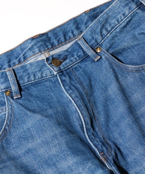 GUNG HO（ガンホー）の「GUNG HO / ガンホー DENIM BOOTS CUT PANTS ブーツカット フレアデニム ユーズド加工 ケミカルウォッシュ（デニムパンツ・メンズ・ブラック系1/ブルー/ブラック/ライトブルー・MEDIUM/LARGE/X-LARGE/SMALL）」の12枚目の写真