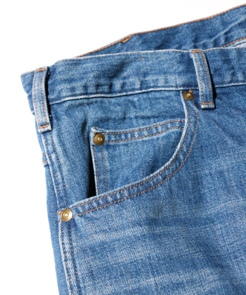 GUNG HO（ガンホー）の「GUNG HO / ガンホー DENIM BOOTS CUT PANTS ブーツカット フレアデニム ユーズド加工 ケミカルウォッシュ（デニムパンツ・メンズ・ブラック系1/ブルー/ブラック/ライトブルー・MEDIUM/LARGE/X-LARGE/SMALL）」の10枚目の写真