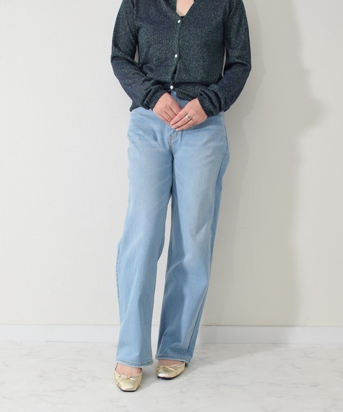 inter-chaussures（インターショシュール）の「【INTER-CHAUSSURES】リボン付きスクエアフラットパンプス(I51508)（パンプス・レディース・シルバー/ブラック/アイボリー/ゴールド・35/36/37/38/39）」の14枚目の写真