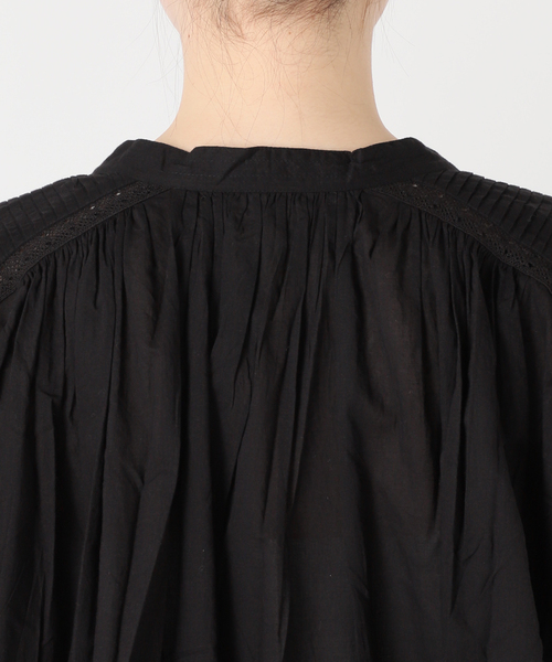 Spick & Span(スピックアンドスパン)の「ne Quittez pas / ヌキテパ COTTON VOILE LACE PIN T(シャツ/ブラウス・レディース・ホワイト/ブラック・FREE)」の22枚目の写真