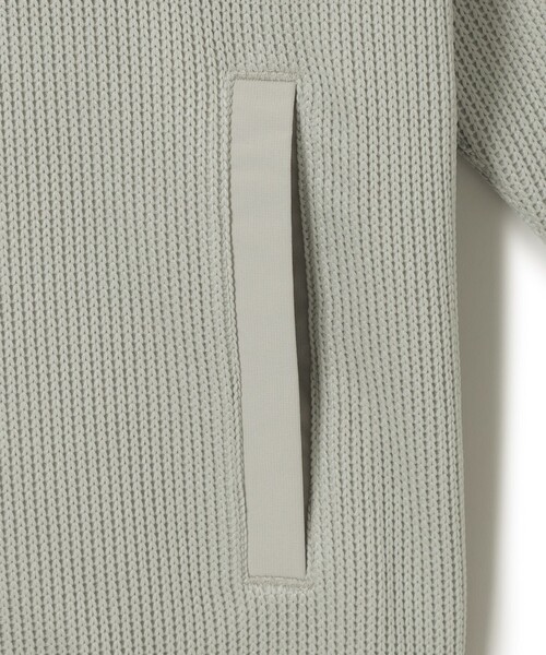 MACKINTOSH PHILOSOPHY（ﾏｯｷﾝﾄｯｼｭ ﾌｨﾛｿﾌｨｰ）の「クォーターゲージニット コンビパーカー（ブルゾン・メンズ・ブラック/ダークネイビー/ベージュ系その他・38/40）」の8枚目の写真