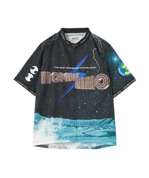 Hombre Nino(オンブレニーニョ)の「Hombre Nino CYCLE SHIRT HN0242-CT0001(シャツ/ブラウス・メンズ・ブラック・L/M)」の1枚目の写真