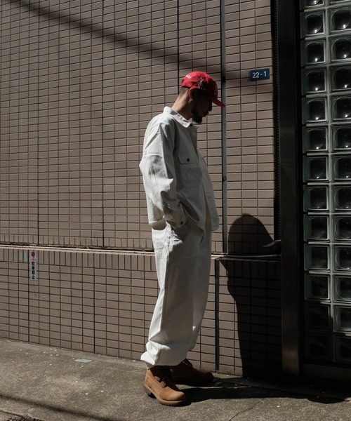 PENNEYS(ぺニーズ)の「PENNEY'S ぺニーズ / 10oz DENIM 50S OVERALL(サロペット/オーバーオール・メンズ・ブラック/ホワイト・LARGE/MEDIUM)」の12枚目の写真