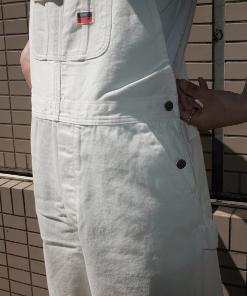 PENNEYS(ぺニーズ)の「PENNEY'S ぺニーズ / 10oz DENIM 50S OVERALL(サロペット/オーバーオール・メンズ・ブラック/ホワイト・LARGE/MEDIUM)」の18枚目の写真