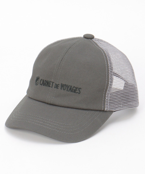 ikka（イッカ）の「ツイルメッシュ刺繍キャップ（キャップ・キッズ・ダークグレー/ベージュ/ターコイズブルー・FREE）」の2枚目の写真