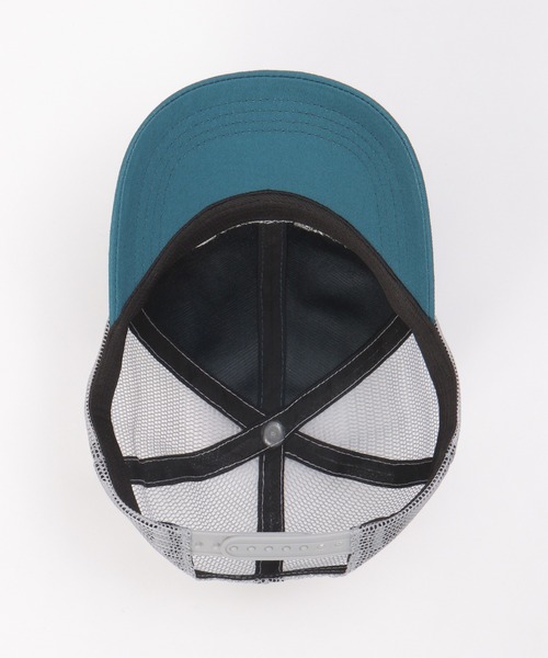 ikka（イッカ）の「ツイルメッシュ刺繍キャップ（キャップ・キッズ・ダークグレー/ベージュ/ターコイズブルー・FREE）」の14枚目の写真