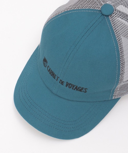ikka（イッカ）の「ツイルメッシュ刺繍キャップ（キャップ・キッズ・ダークグレー/ベージュ/ターコイズブルー・FREE）」の8枚目の写真