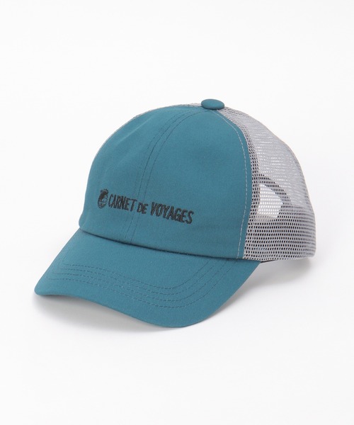 ikka（イッカ）の「ツイルメッシュ刺繍キャップ（キャップ・キッズ・ダークグレー/ベージュ/ターコイズブルー・FREE）」の4枚目の写真