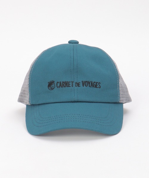 ikka（イッカ）の「ツイルメッシュ刺繍キャップ（キャップ・キッズ・ダークグレー/ベージュ/ターコイズブルー・FREE）」の5枚目の写真