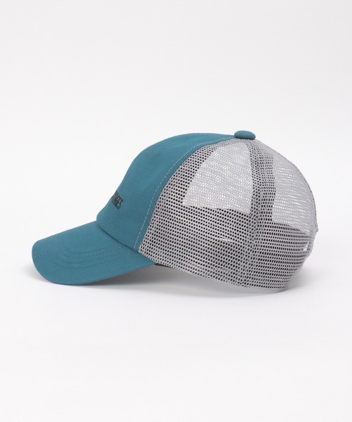 ikka（イッカ）の「ツイルメッシュ刺繍キャップ（キャップ・キッズ・ダークグレー/ベージュ/ターコイズブルー・FREE）」の6枚目の写真