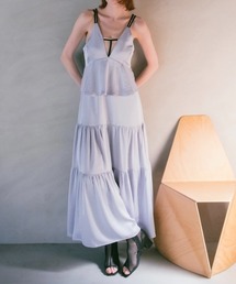 2way T-Strap Tiered Dress