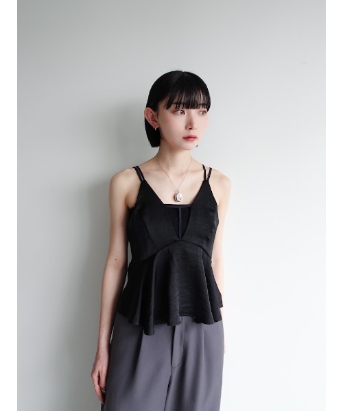 sahara（サハラ）の「2way T-Strap Tiered Dress（ワンピース・レディース・ブラック/ライトブルー/ベージュ・FREE）」の20枚目の写真