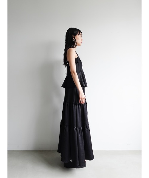 ドレス パーティードレス レディース サハラ sahara 2way T-Strap Tiered Dress（ワンピース）｜sahara（サハラ）の