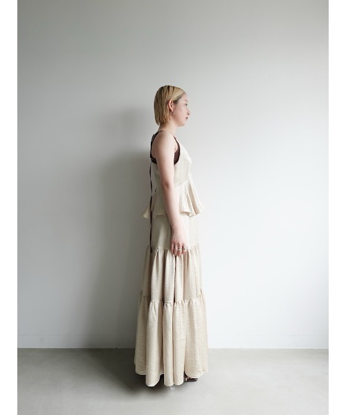ワンピース RHC Gather Tiered Dress RHC Ron Herman ティアードドレス ワンピース ロンハーマン