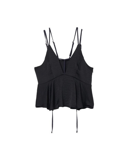 セール】2way T-Strap Tiered Dress（ワンピース）｜sahara
