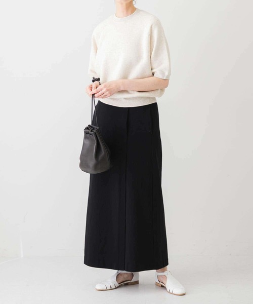 かぐれ（カグレ）の「コットンリヨセル半袖スウェット（スウェット・レディース・チャコールグレー/ライトグレー/オートミール・FREE）」の5枚目の写真