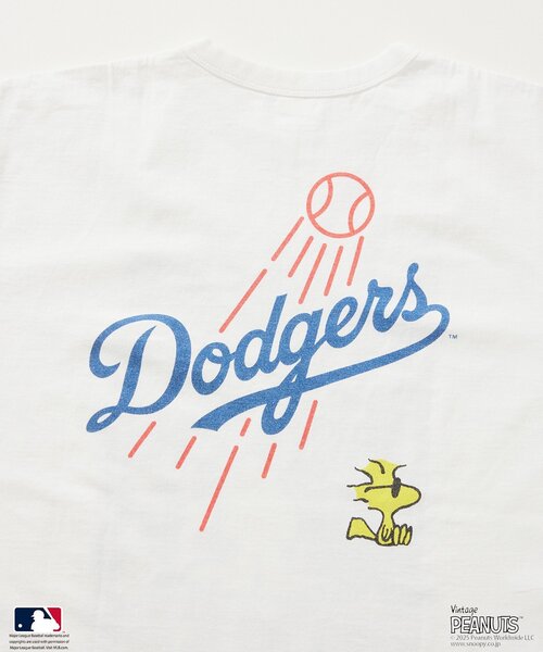 Vintage PEANUTS(ビンテージピーナッツ)の「PEANUTS 別注 MLB開幕戦 ベースボール プリントTシャツ(Tシャツ/カットソー・メンズ・ブラックミックス/ネイビー/ブルー系その他/ライトグレー/ホワイト/ピンク・MEDIUM/LARGE)」の20枚目の写真