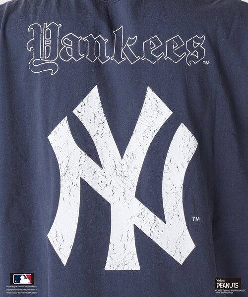 PEANUTS 別注 MLB開幕戦 ベースボール プリントTシャツ（Tシャツ