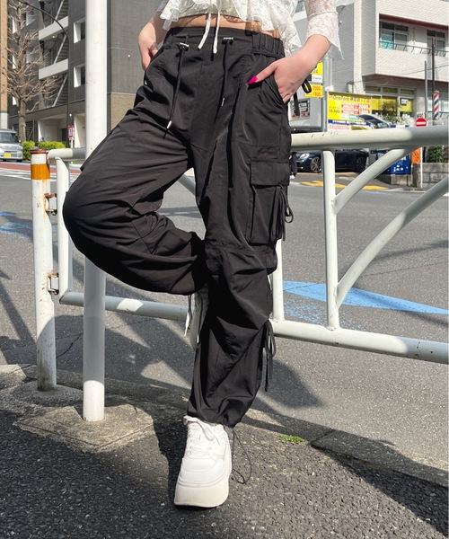 one way(ワンウェイ)の「リボンカーゴパンツ(カーゴパンツ・レディース・ピンク/グレー/ブラック/ホワイト・FREE)」の15枚目の写真