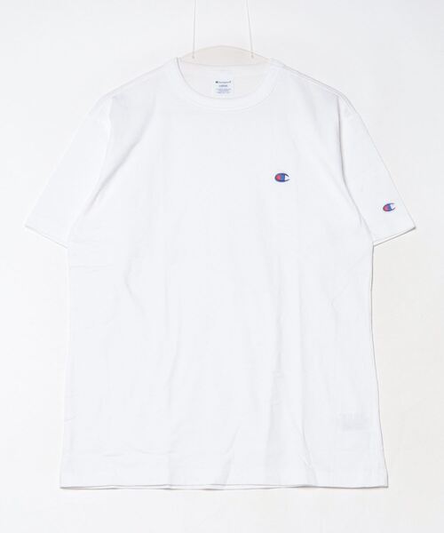 Champion(チャンピオン)の「チャンピオン SHORT SLEEVE T-SHIRT_(Tシャツ/カットソー・メンズ・ベージュ/ネイビー/ホワイト/ペールイエロー/ブラック/ブルー・S/M/L/LL)」の1枚目の写真