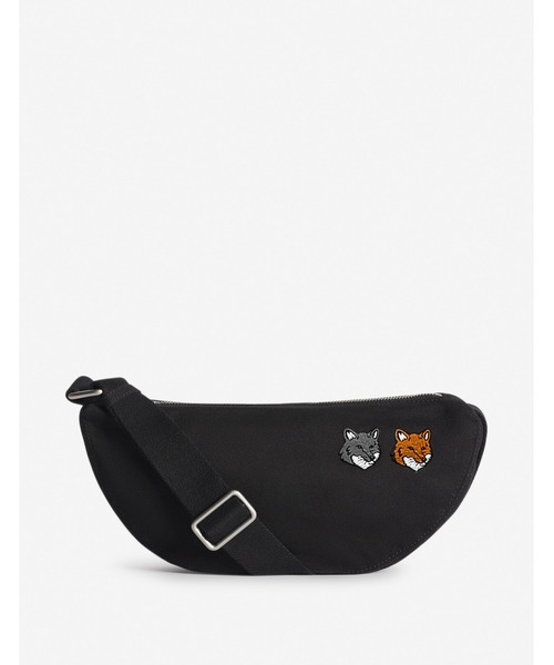新品タグ付きメゾンキツネ　DOUBLE BOLD FOX HEAD BUMBAG DOUBLE FOX HEAD BUMBAG（ショルダーバッグ）｜Maison Kitsune（メゾン