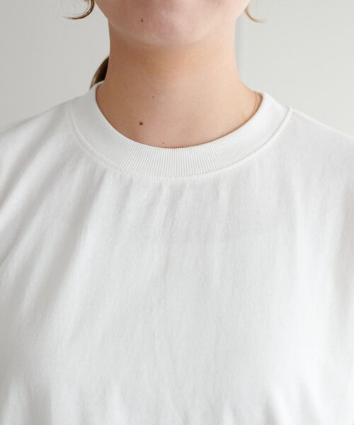 DISCOAT(ディスコート)の「【WEB限定】モノクロフォトバックプリントTシャツ(Tシャツ/カットソー・レディース・チャコールグレー/アイボリー/ホワイト・MEDIUM)」の15枚目の写真