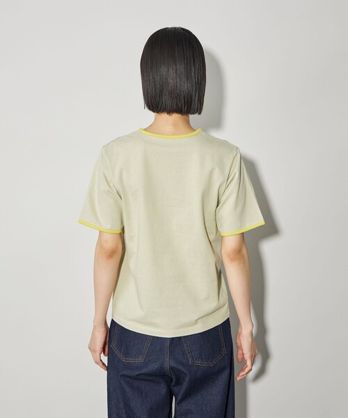 CITEN（シテン）の「＜CITEN＞ボーダー＆トリムT（Tシャツ/カットソー・レディース・ネイビー/イエロー/ブラック・FREE）」の8枚目の写真