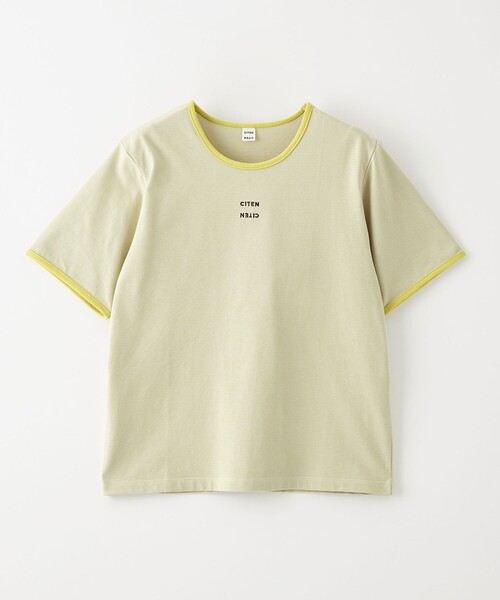 CITEN（シテン）の「＜CITEN＞ボーダー＆トリムT（Tシャツ/カットソー・レディース・ネイビー/イエロー/ブラック・FREE）」の15枚目の写真