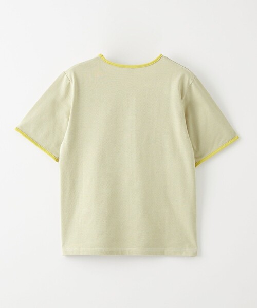 CITEN（シテン）の「＜CITEN＞ボーダー＆トリムT（Tシャツ/カットソー・レディース・ネイビー/イエロー/ブラック・FREE）」の16枚目の写真