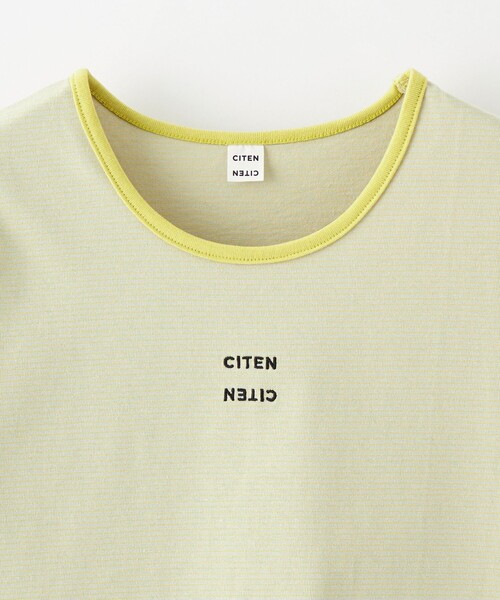 CITEN（シテン）の「＜CITEN＞ボーダー＆トリムT（Tシャツ/カットソー・レディース・ネイビー/イエロー/ブラック・FREE）」の17枚目の写真