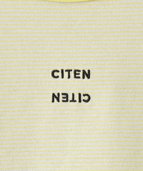 CITEN（シテン）の「＜CITEN＞ボーダー＆トリムT（Tシャツ/カットソー・レディース・ネイビー/イエロー/ブラック・FREE）」の18枚目の写真