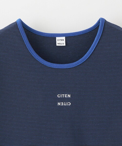CITEN（シテン）の「＜CITEN＞ボーダー＆トリムT（Tシャツ/カットソー・レディース・ネイビー/イエロー/ブラック・FREE）」の20枚目の写真