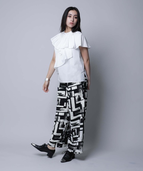 RAW FUDGE - 【即日発送】RAW FUDGE ローファッジ レースケープカラー2WAYブラウス シャツ・ブラウス RAW FUDGE