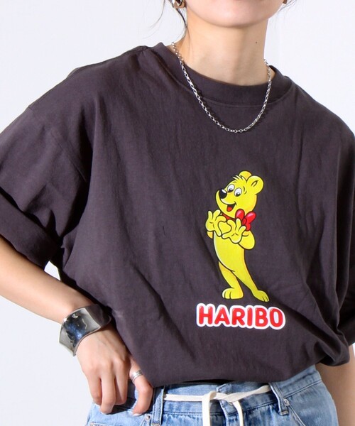 DISCUS ATHLETIC(ディスカス アスレチック)の「【HARIBO×DISCUS ATHLETIC】コラボ プリント 半袖 クルーネックTシャツ(Tシャツ/カットソー・メンズ・ブラック系その他/ホワイト系その他2/ホワイト系その他3/ホワイト系その他4/ブラック系その他2/ブラック系その他3・M/L)」の1枚目の写真