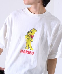【HARIBO×DISCUS ATHLETIC】コラボ プリント 半袖 クルーネックTシャツ