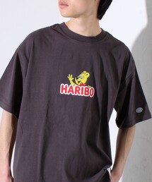 【HARIBO×DISCUS ATHLETIC】コラボ プリント 半袖 クルーネックTシャツ