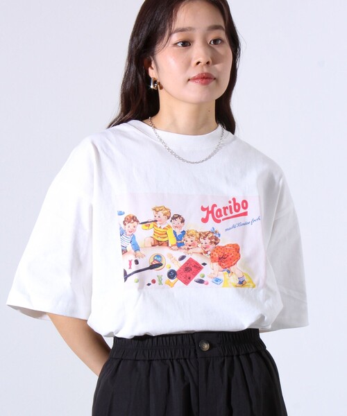 DISCUS ATHLETIC(ディスカス アスレチック)の「【HARIBO×DISCUS ATHLETIC】コラボ プリント 半袖 クルーネックTシャツ(Tシャツ/カットソー・メンズ・ブラック系その他/ホワイト系その他2/ホワイト系その他3/ホワイト系その他4/ブラック系その他2/ブラック系その他3・M/L)」の8枚目の写真