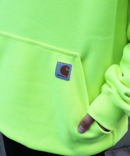 Carhartt(カーハート)の「【WG】【it】【carhartt】カーハート プルオーバーパーカー ブランドロゴ ビッグシルエットパーカー K121(パーカー・メンズ・グレー/ブラック・S/M/L/XL/XXL)」の12枚目の写真
