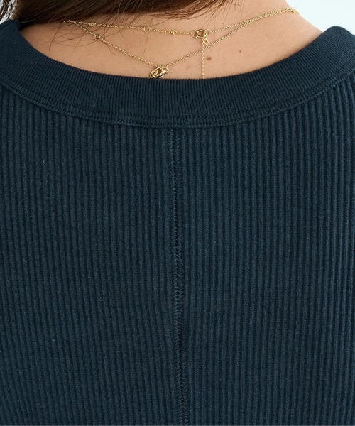 ROXY（ロキシー）の「AWESOME /ロキシーロゴワンポイントタンクトップ（タンクトップ・レディース・ナチュラル/ブラック/ブラウン/グリーン・MEDIUM/LARGE/SMALL）」の8枚目の写真