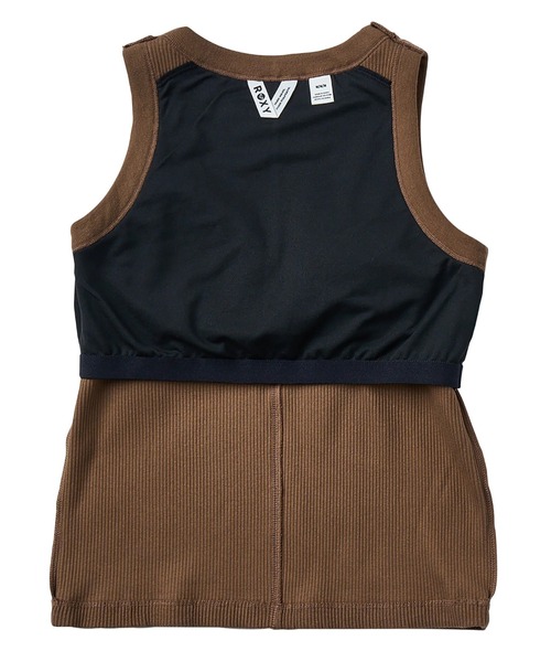 ROXY（ロキシー）の「AWESOME /ロキシーロゴワンポイントタンクトップ（タンクトップ・レディース・ナチュラル/ブラック/ブラウン/グリーン・MEDIUM/LARGE/SMALL）」の20枚目の写真