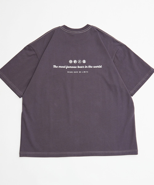 MEN'S MELROSE(メンズメルローズ)の「【MASTER FRAME/マスターフレーム】Teddy Bearポケット刺繍Tシャツ(Tシャツ/カットソー・メンズ・ホワイト/スミクロ・1/2/3/4)」の6枚目の写真