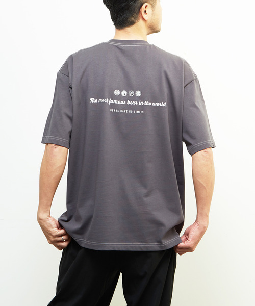MEN'S MELROSE(メンズメルローズ)の「【MASTER FRAME/マスターフレーム】Teddy Bearポケット刺繍Tシャツ(Tシャツ/カットソー・メンズ・ホワイト/スミクロ・1/2/3/4)」の21枚目の写真