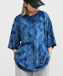 BASIS（ベイシス）の「タイダイ染め 無地 Tシャツ（Tシャツ/カットソー）」