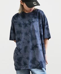 BASIS（ベイシス）の「タイダイ染め 無地 Tシャツ（Tシャツ/カットソー）」