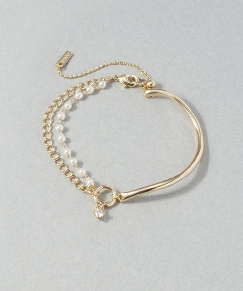 【高級感♢】CHANEL*３連パール*ブレスレット*ゴールド24A ゴールド（金色）系 CHANEL(シャネル) ブレスレット(レディース