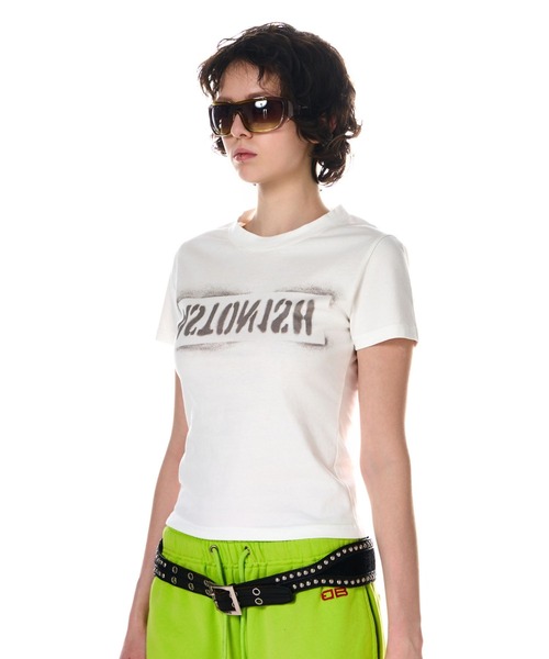 トップス BEEDEN SPRAY PRINT LOGO TEE BEEDEN（ビーデン）の「SPRAY PRINT LOGO TEE（Tシャツ/カットソー