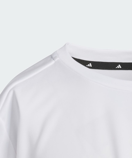adidas(アディダス)の「マストハブ レギュラーフィット ビッグロゴ キッズ半袖Tシャツ / アディダス adidas(Tシャツ/カットソー・キッズ・ホワイト/ブルー・110/130/140/150/160/120)」の4枚目の写真
