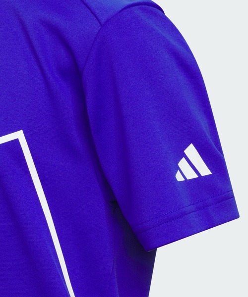 adidas(アディダス)の「マストハブ レギュラーフィット ビッグロゴ キッズ半袖Tシャツ / アディダス adidas(Tシャツ/カットソー・キッズ・ホワイト/ブルー・110/130/140/150/160/120)」の6枚目の写真